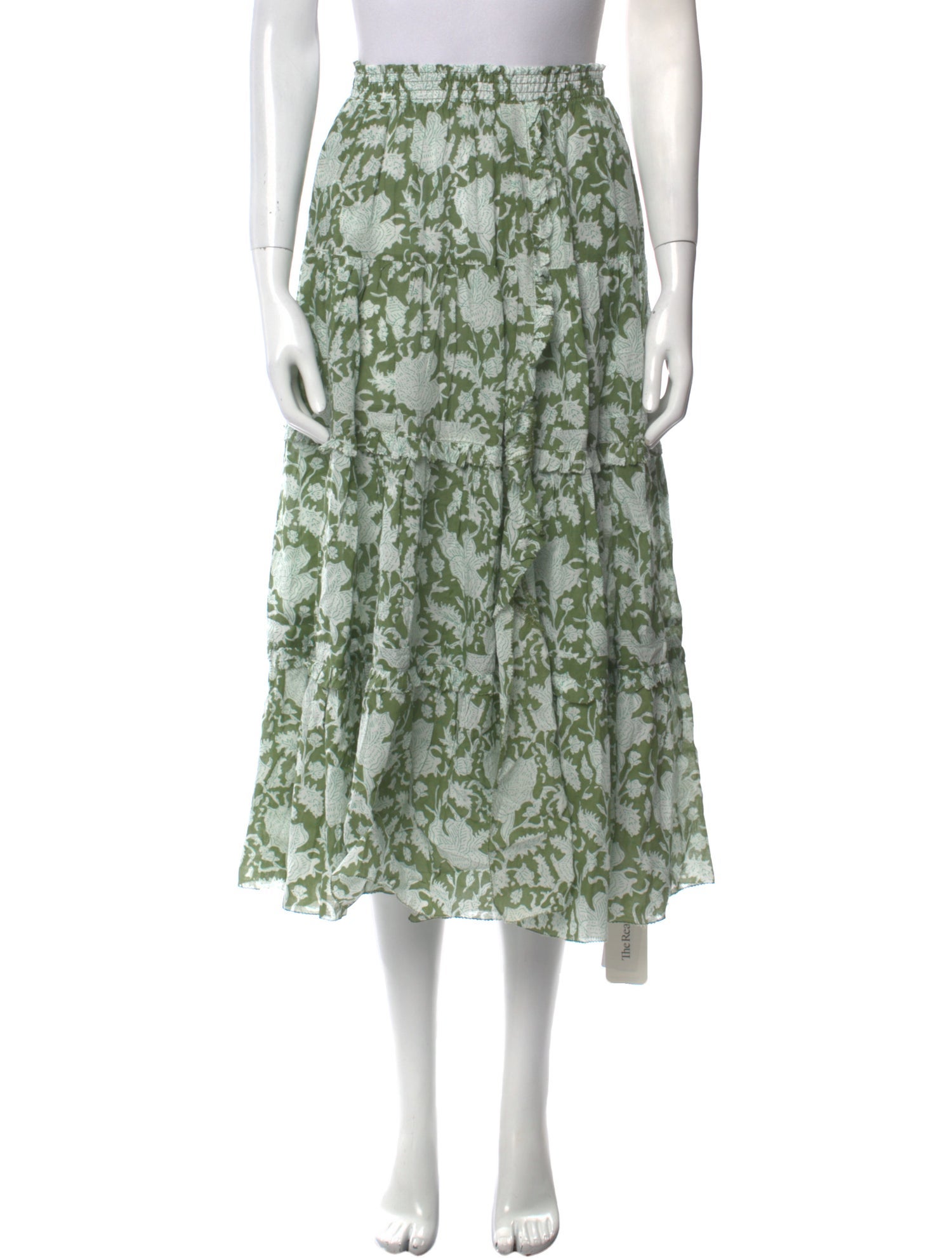 Maje Floral Print Midi Length Skirt w/ Tags