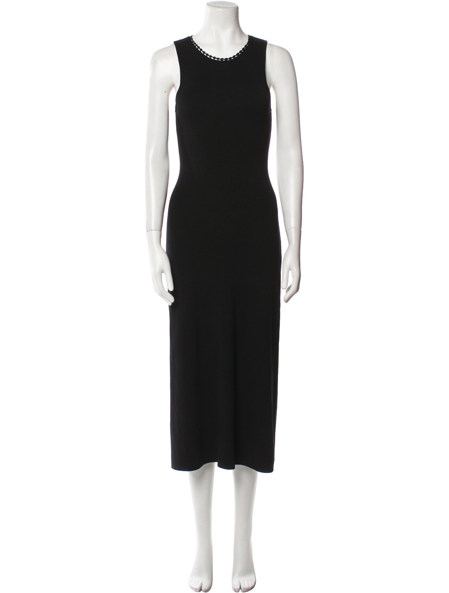 Maje Scoop Neck Long Dress