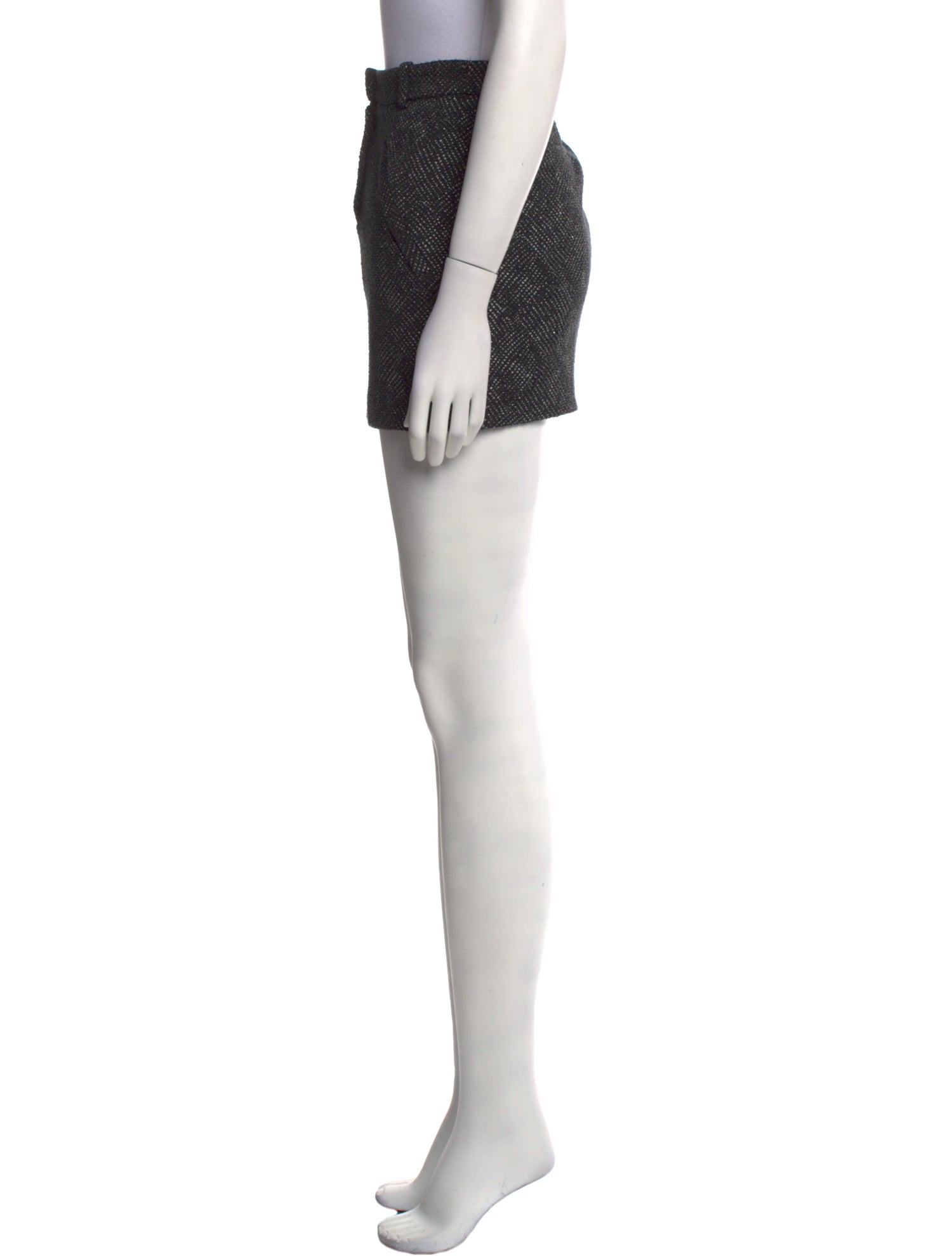 Maje Tweed Pattern Mini Skirt