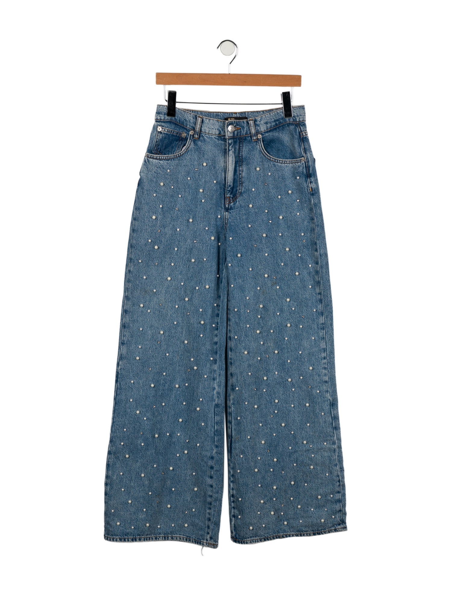 Maje Low-Rise Wide Leg Jeans