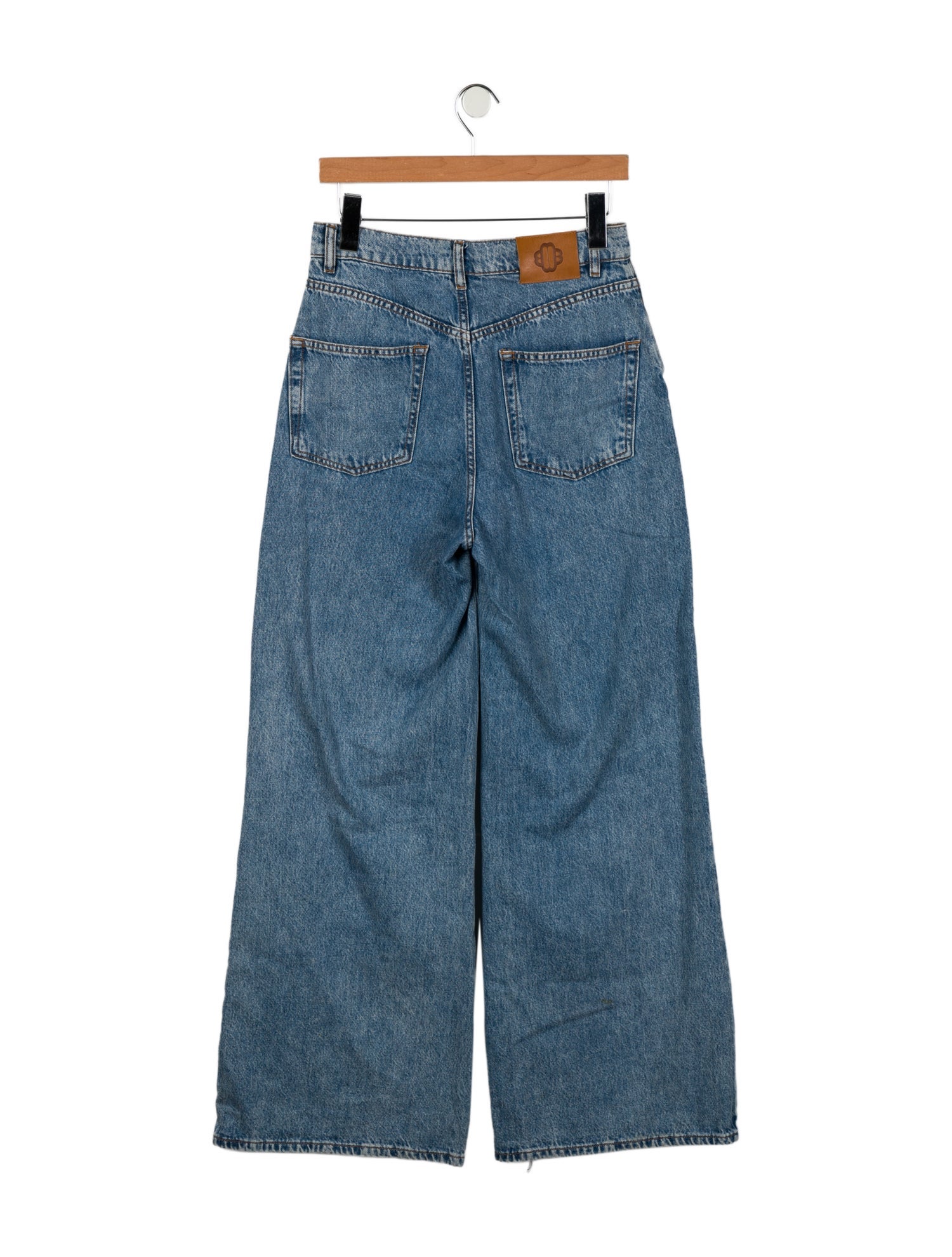 Maje Low-Rise Wide Leg Jeans