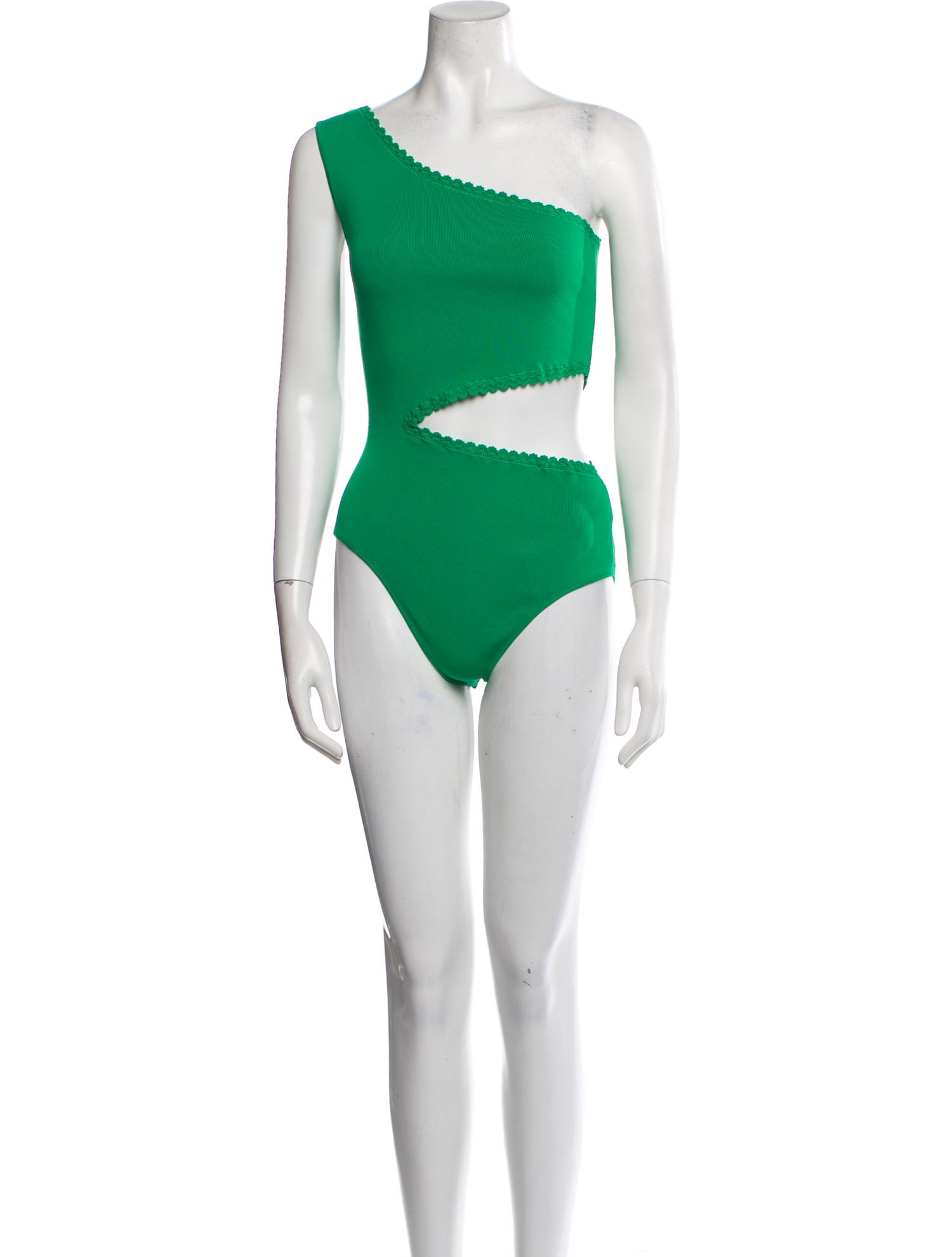 Maje One-Shoulder Sleeveless Bodysuit