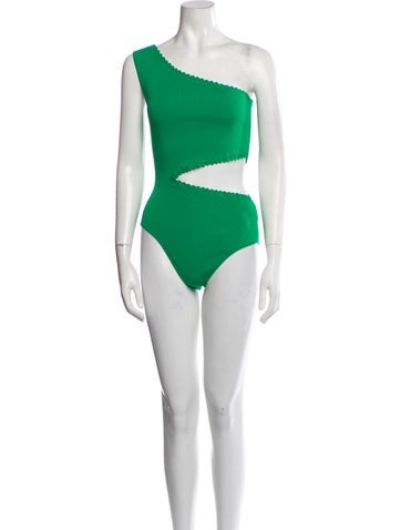 Maje Tops One-Shoulder Sleeveless Bodysuit L