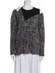 Maje Tweed Pattern Evening Jacket