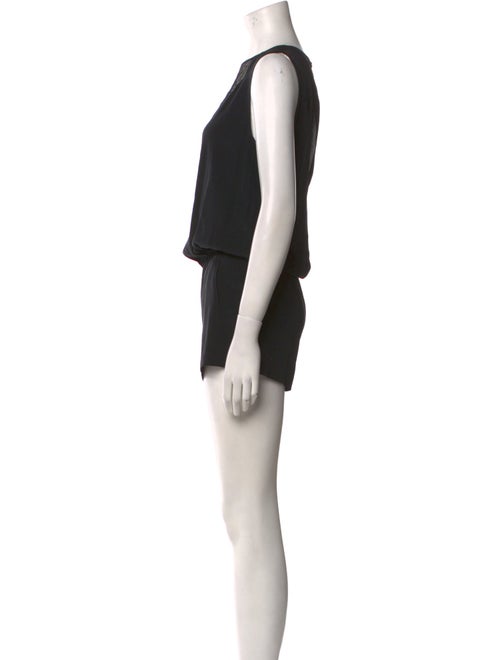 Maje Silk Crew Neck Romper