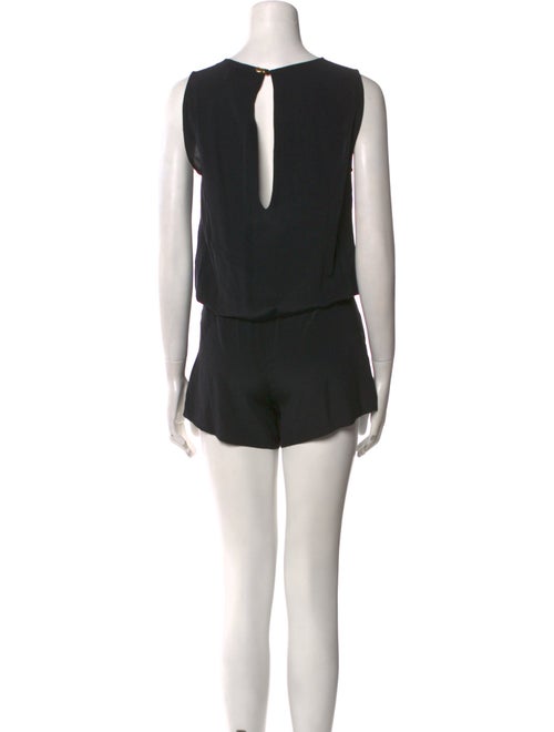 Maje Silk Crew Neck Romper