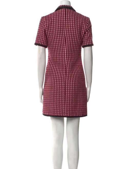 Maje Tweed Pattern Mini Dress