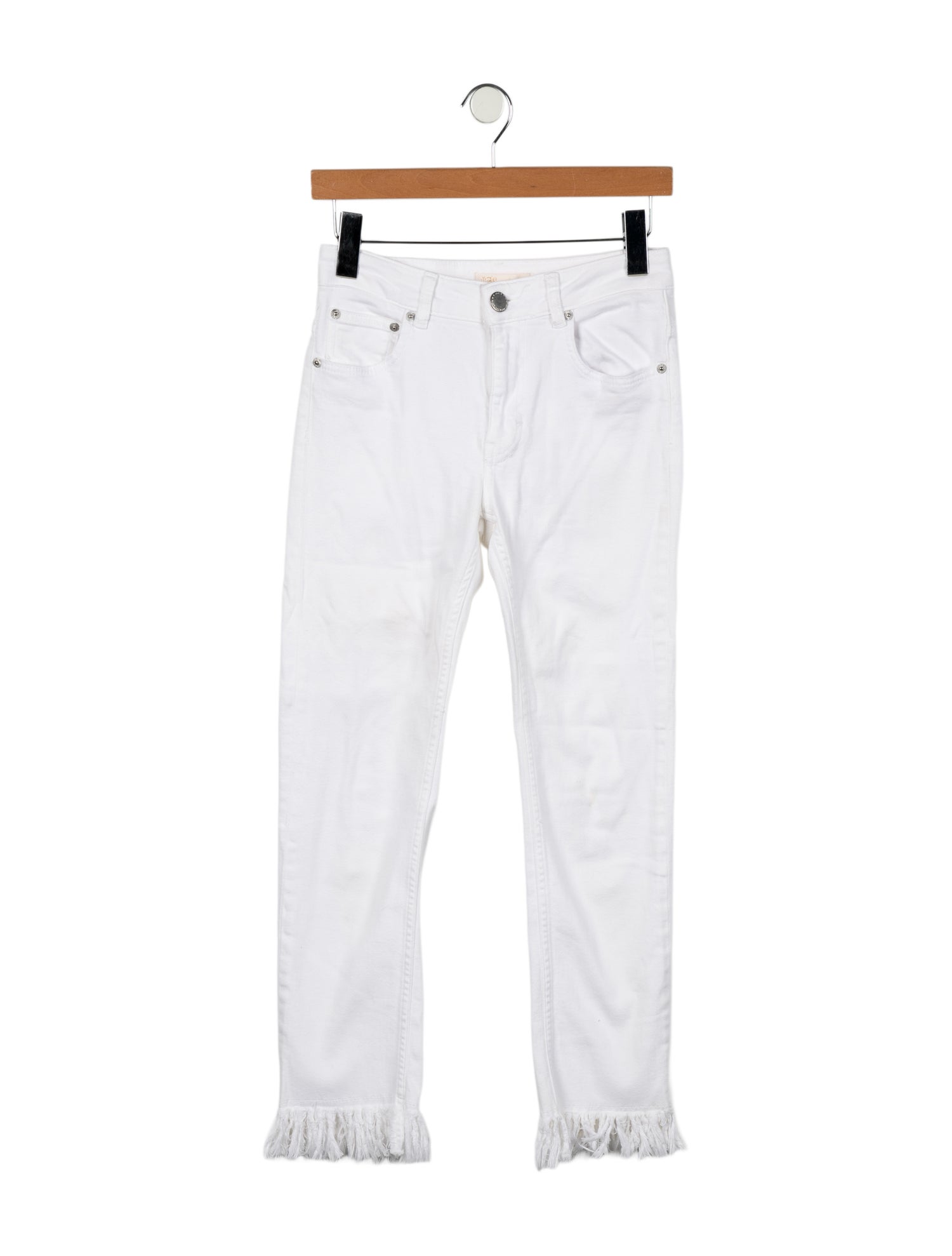 Maje Mid-Rise Straight Leg Jeans