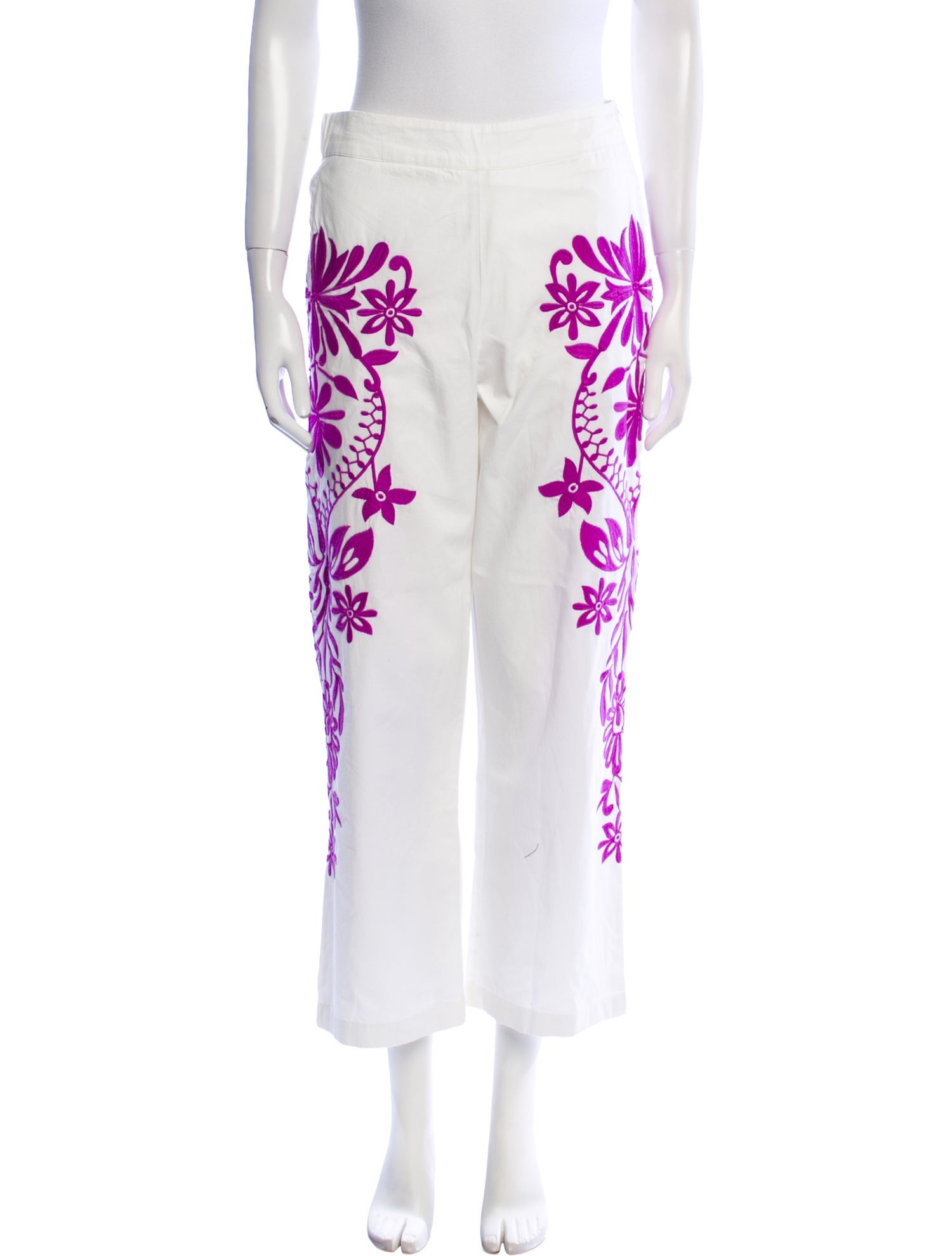 Maje Floral Print Wide Leg Pants w/ Tags