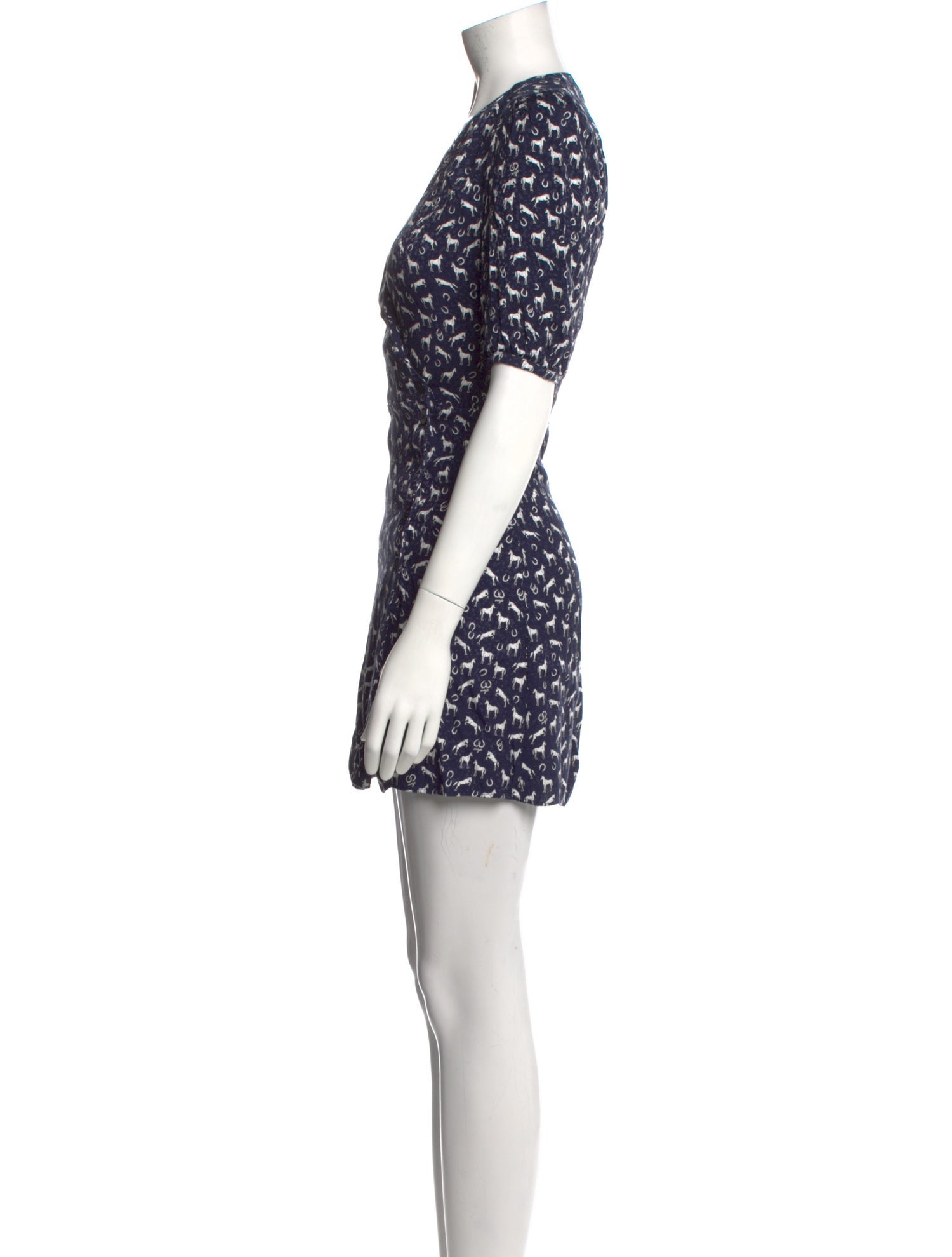 Maje Printed Mini Dress