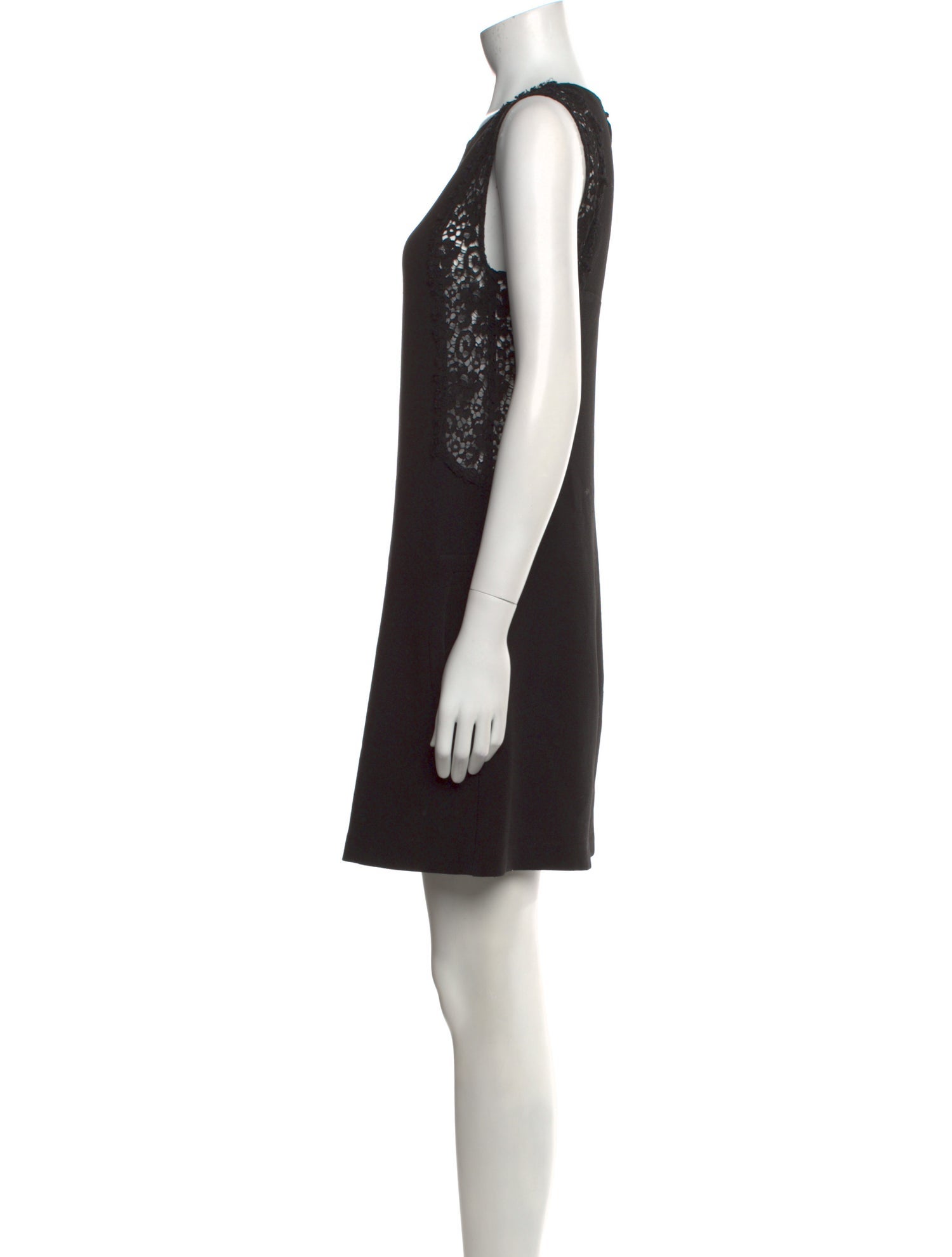 Maje Bateau Neckline Mini Dress