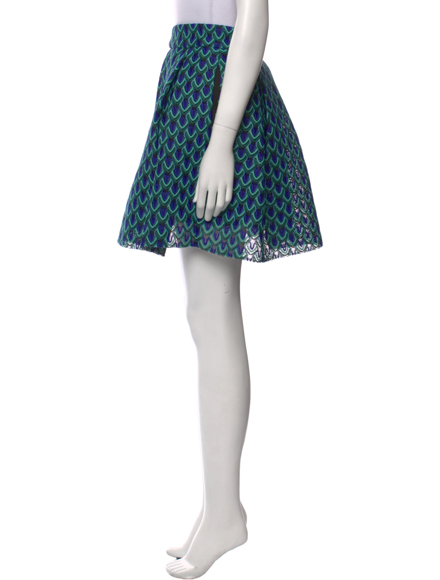 Maje Patterned Knee-Length Skirt