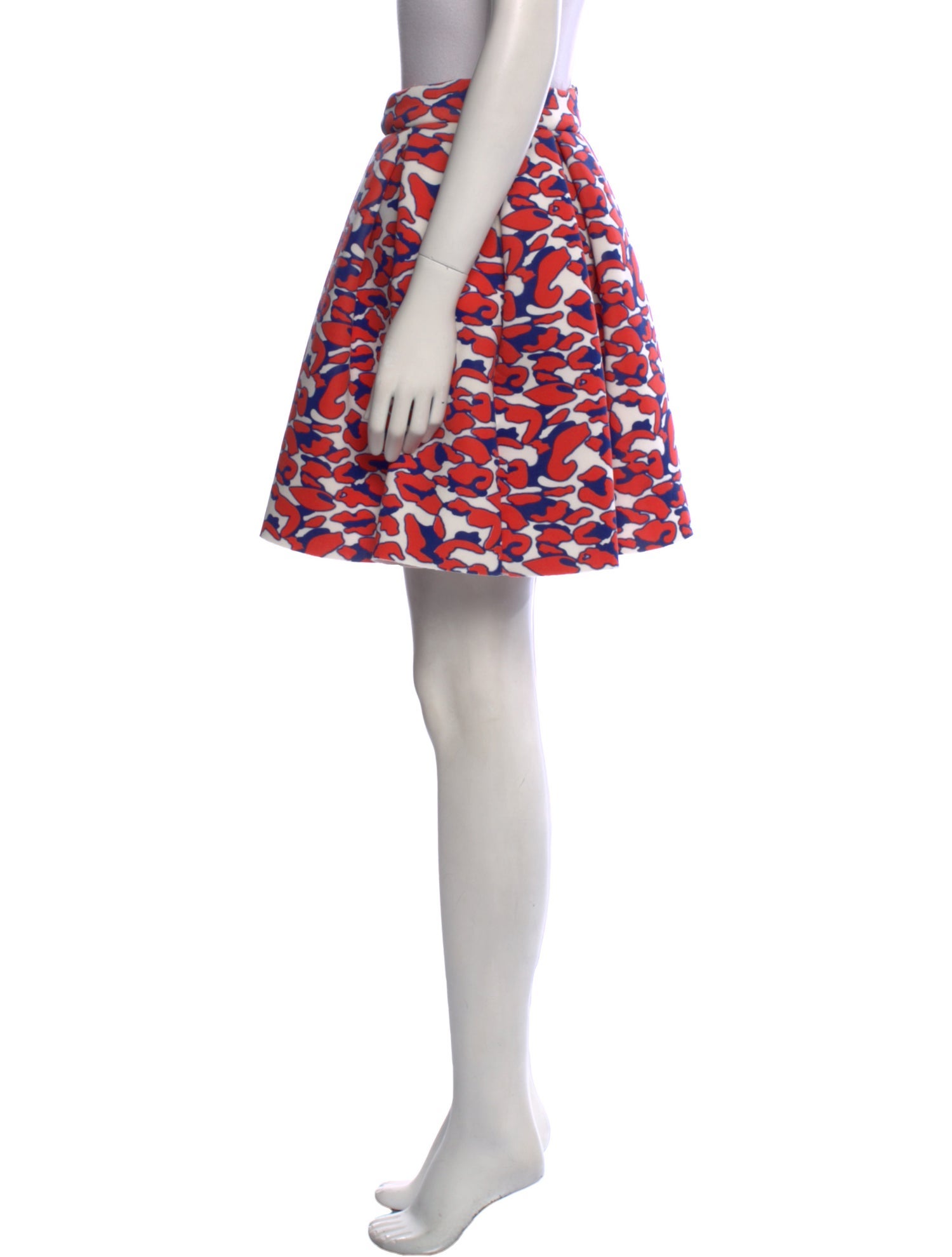 Maje Printed Mini Skirt