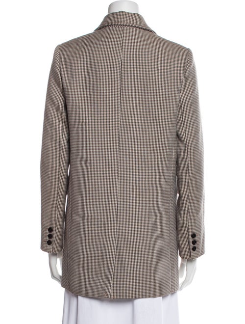 Maje Houndstooth Print Peacoat