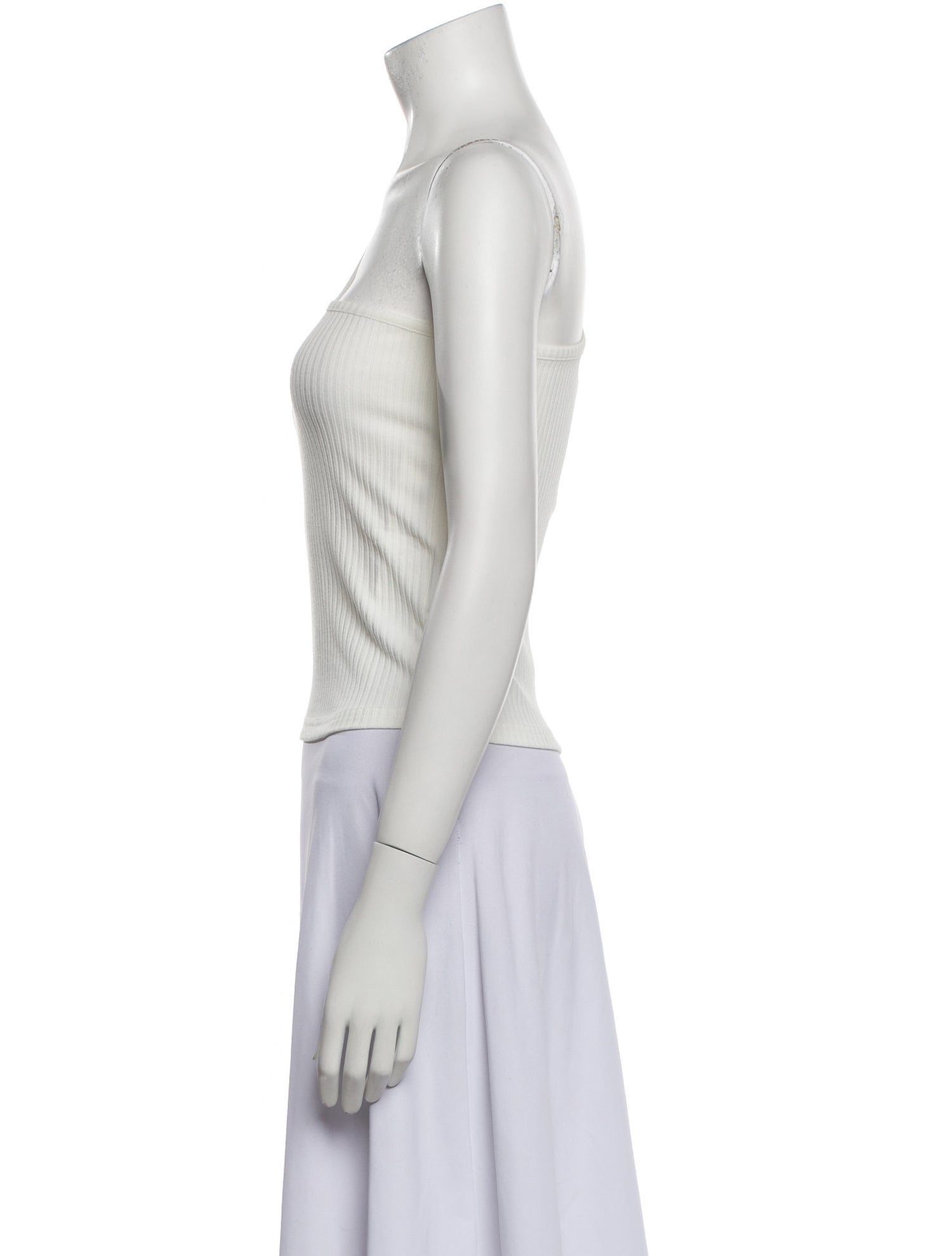 Maje One-Shoulder Sleeveless Crop Top w/ Tags