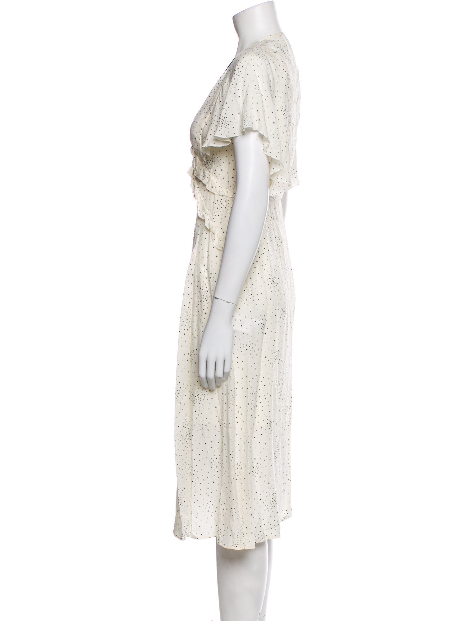 Maje Printed Midi Length Dress w/ Tags