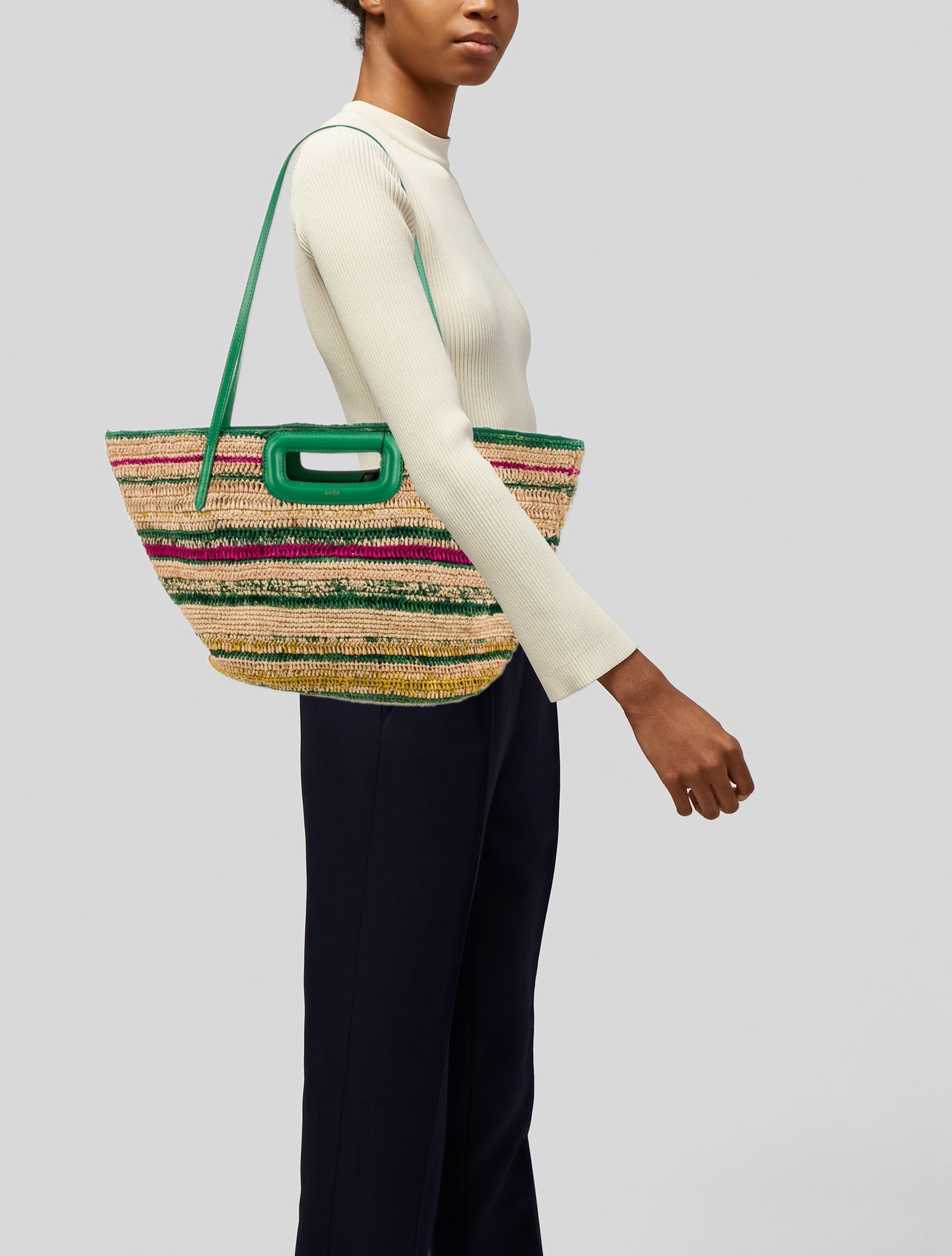 Maje Raffia Belt Bag w/ Tags