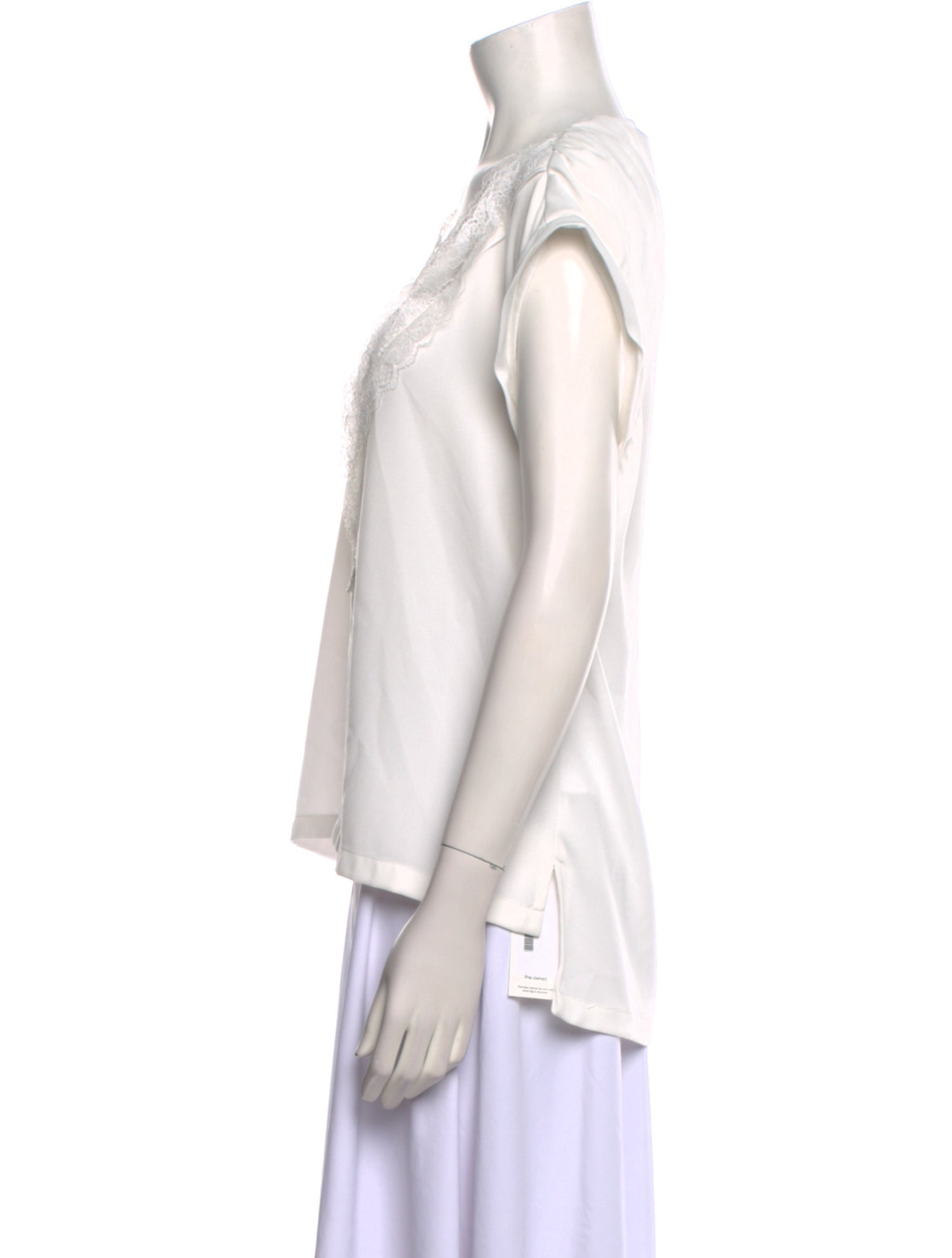 Maje V-Neck Short Sleeve Blouse