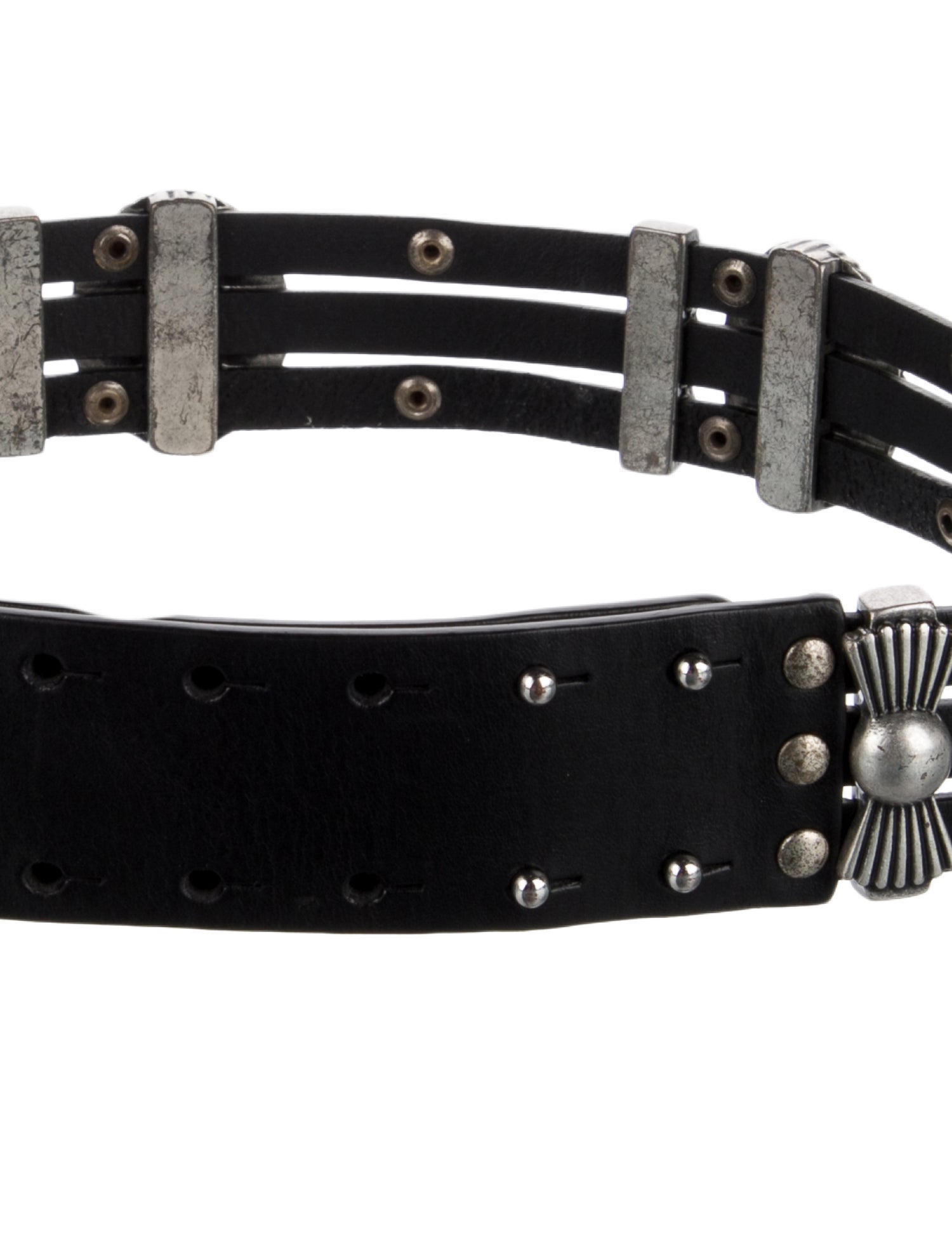 Maje Leather Waist Belt