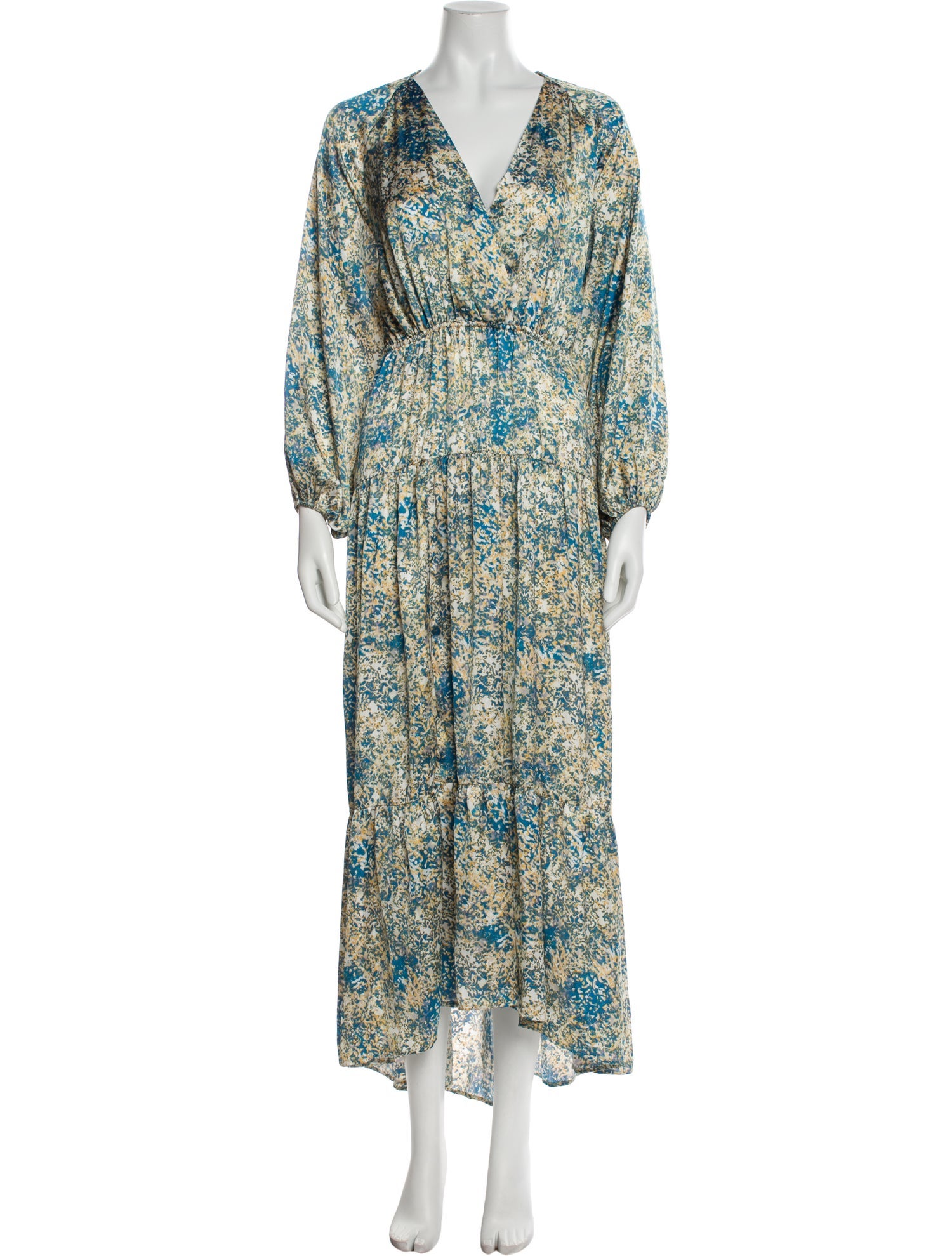 Maje Silk Long Dress