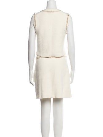 Maje Chain-Link Accents Skirt Set