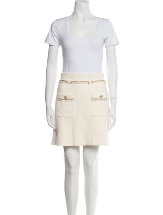 Maje Chain-Link Accents Skirt Set