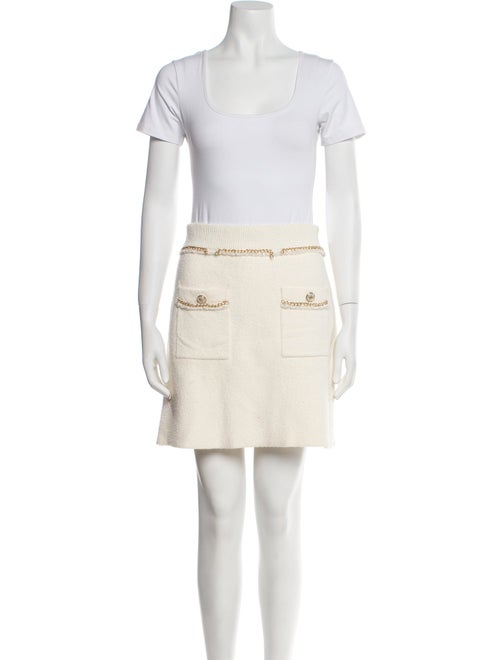 Maje Chain-Link Accents Skirt Set