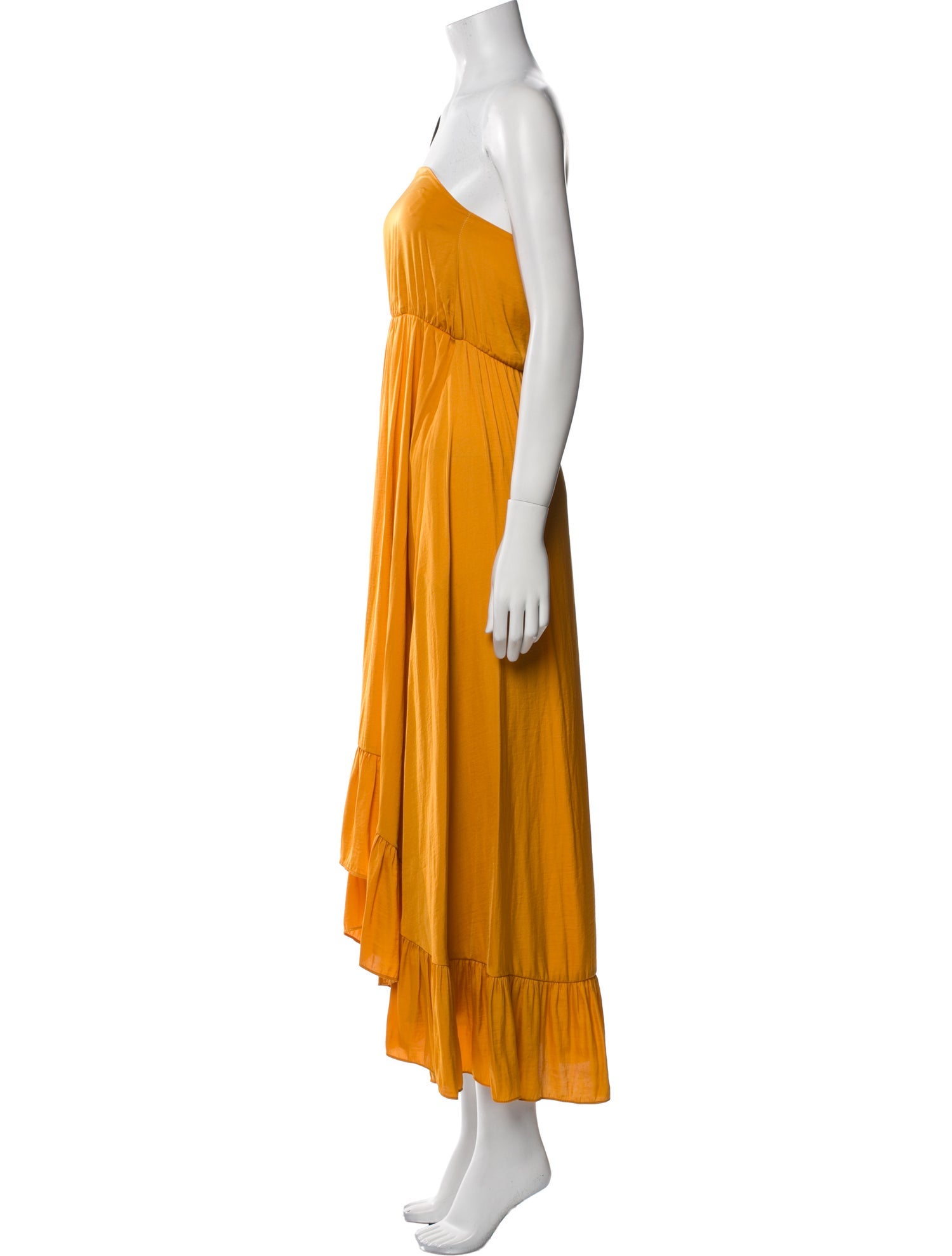 Maje One-Shoulder Long Dress