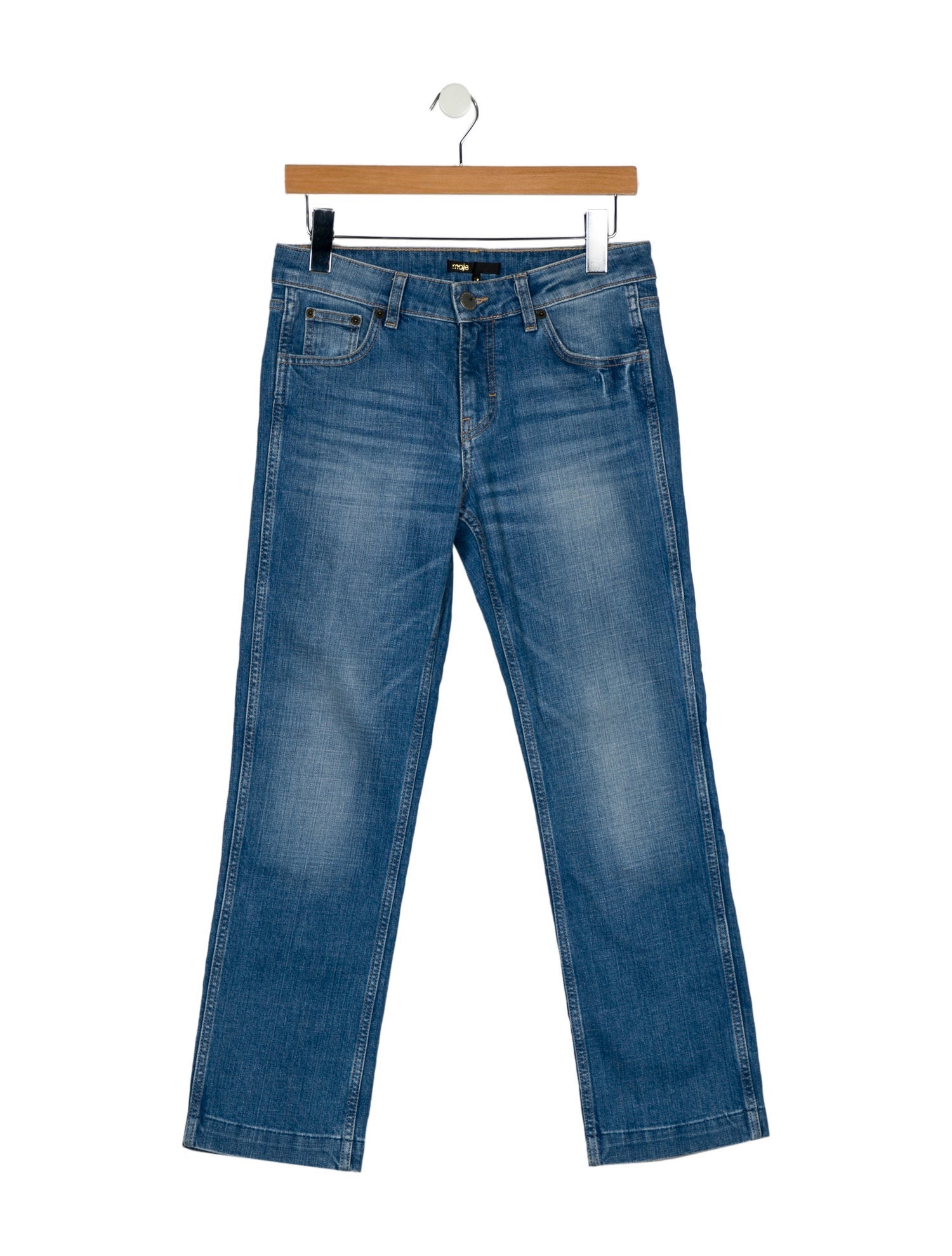 Maje Mid-Rise Straight Leg Jeans w/ Tags