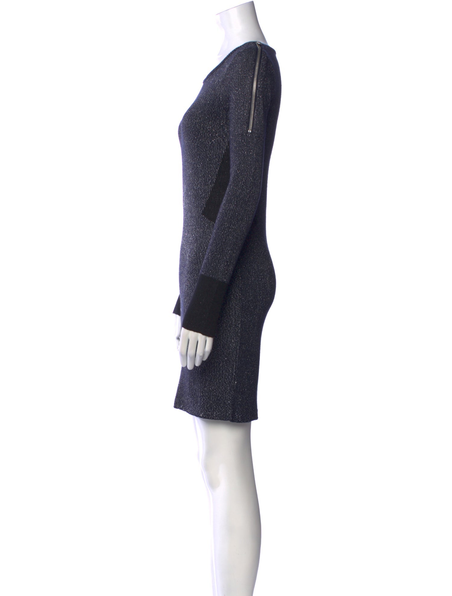 Maje Bateau Neckline Mini Dress w/ Tags