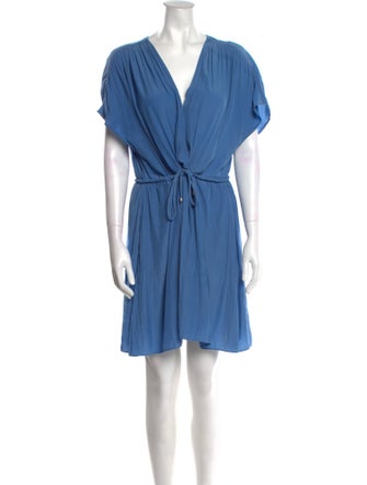 Maje V-Neck Mini Dress