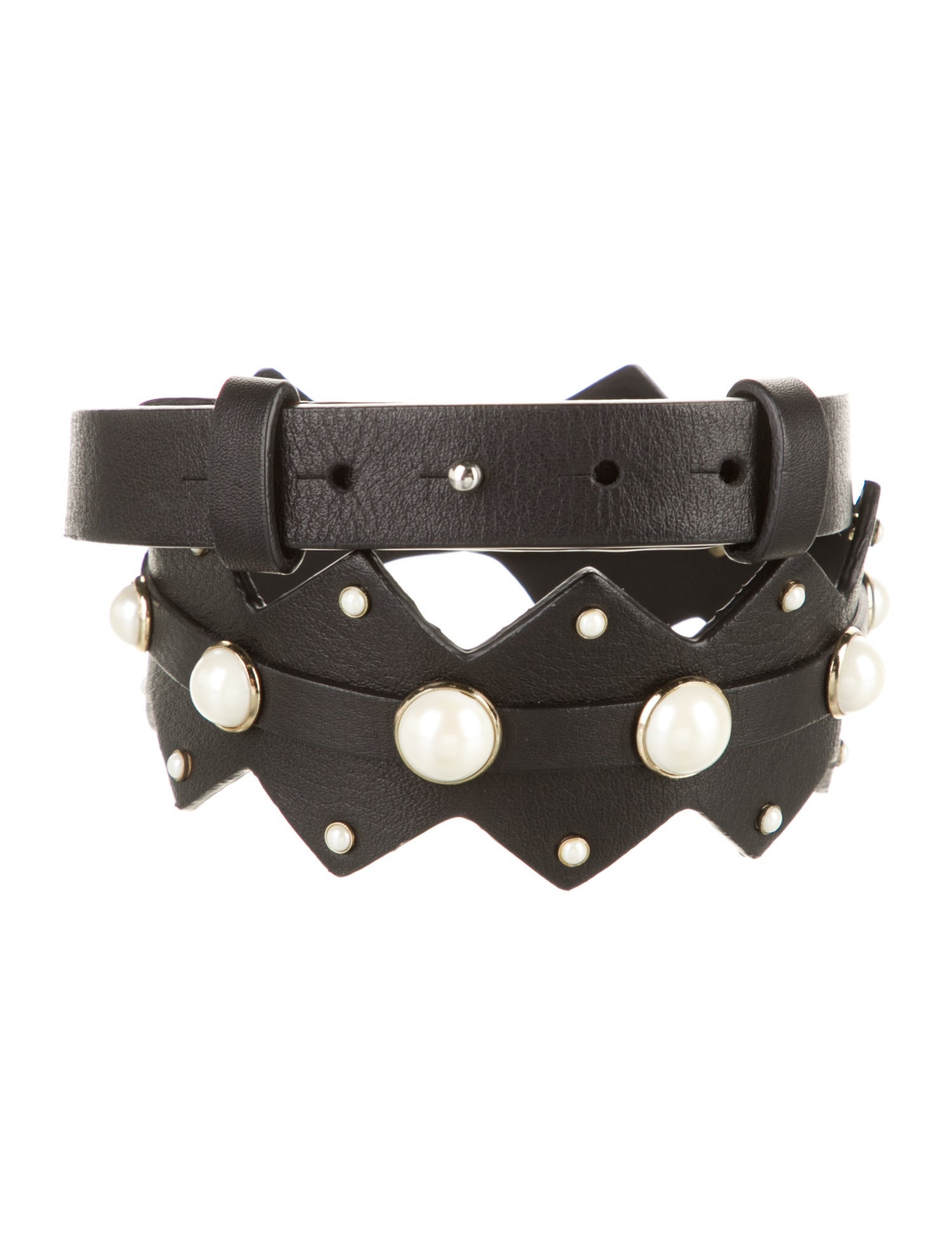 Maje Wide Leather Waist Belt