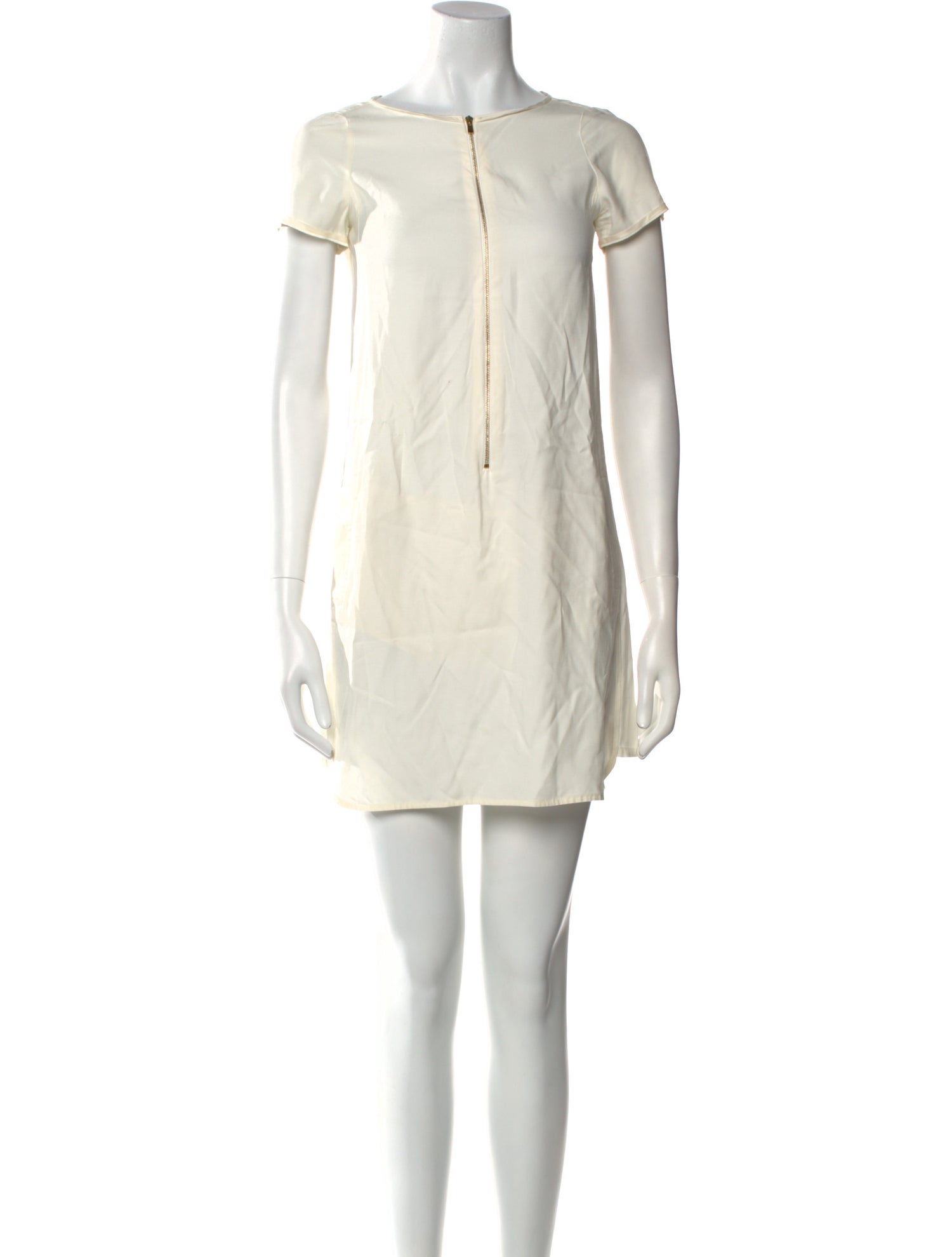 Maje Scoop Neck Mini Dress