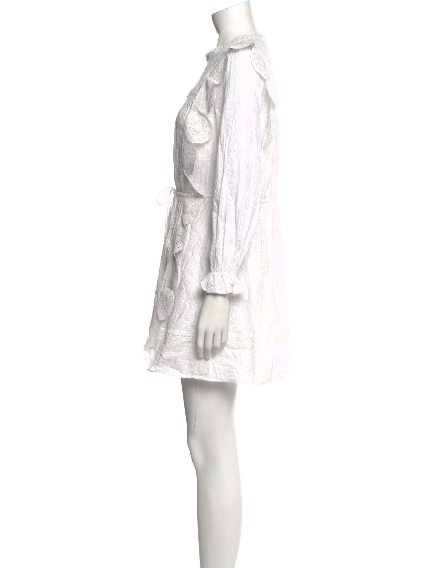 Maje Crew Neck Mini Dress