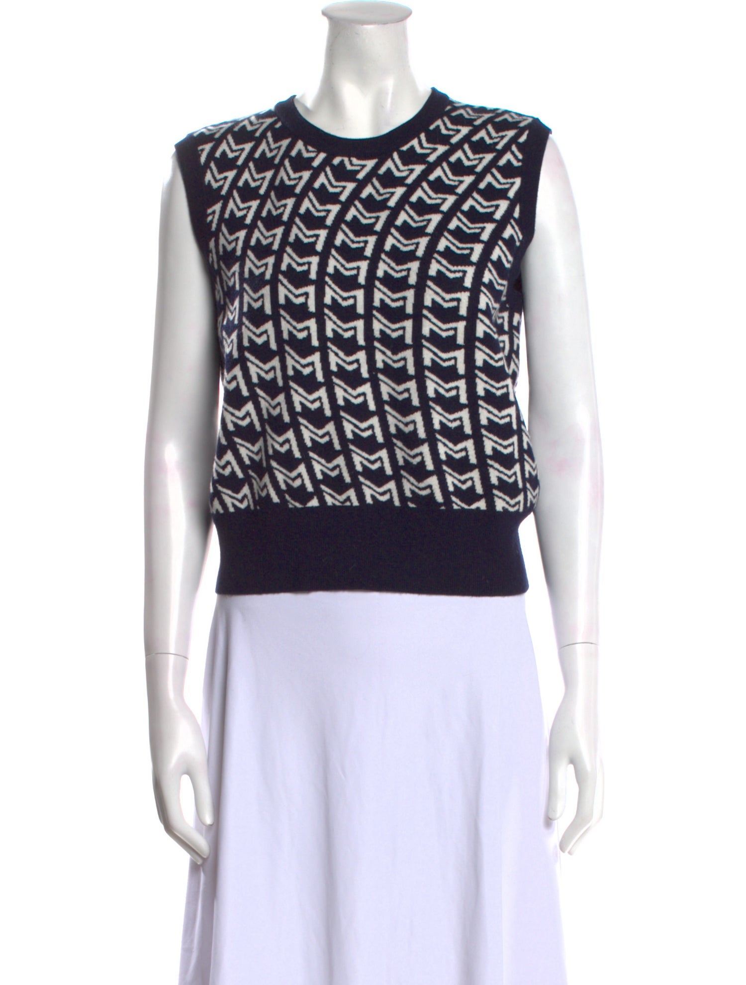 Maje Virgin Wool Printed Top