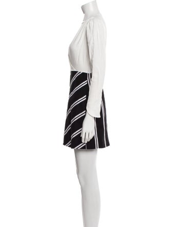 Maje Striped Mini Dress
