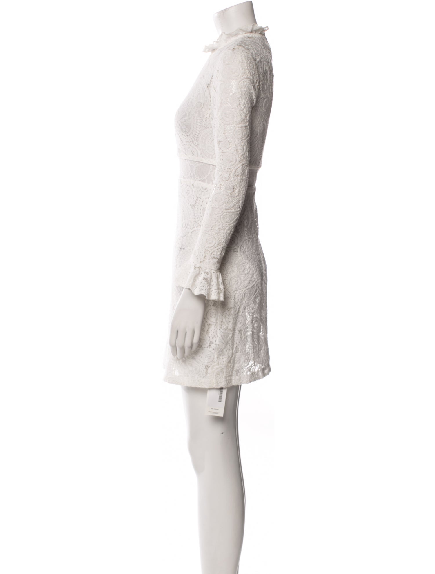 Maje Lace Pattern Mini Dress