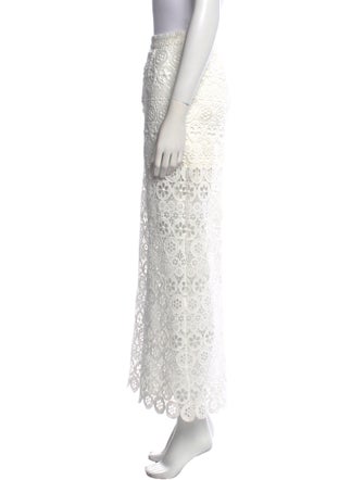 Maje Lace Pattern Wide Leg Pants