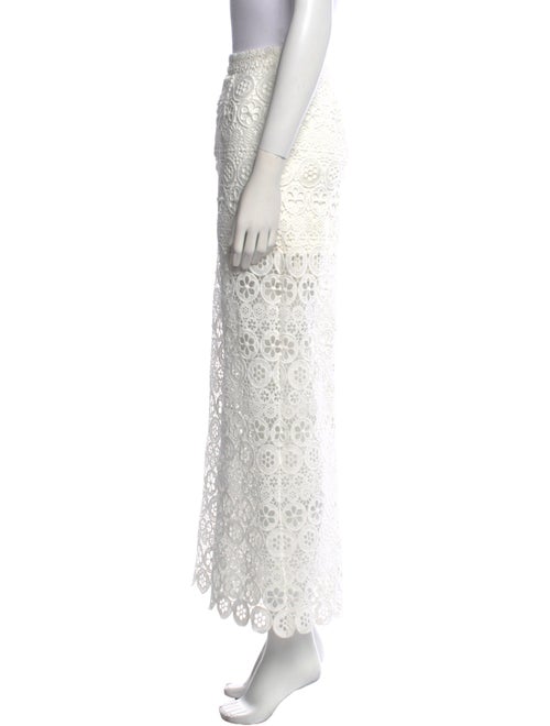 Maje Lace Pattern Wide Leg Pants