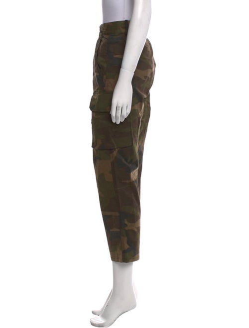 Maje Camouflage Print Straight Leg Pants