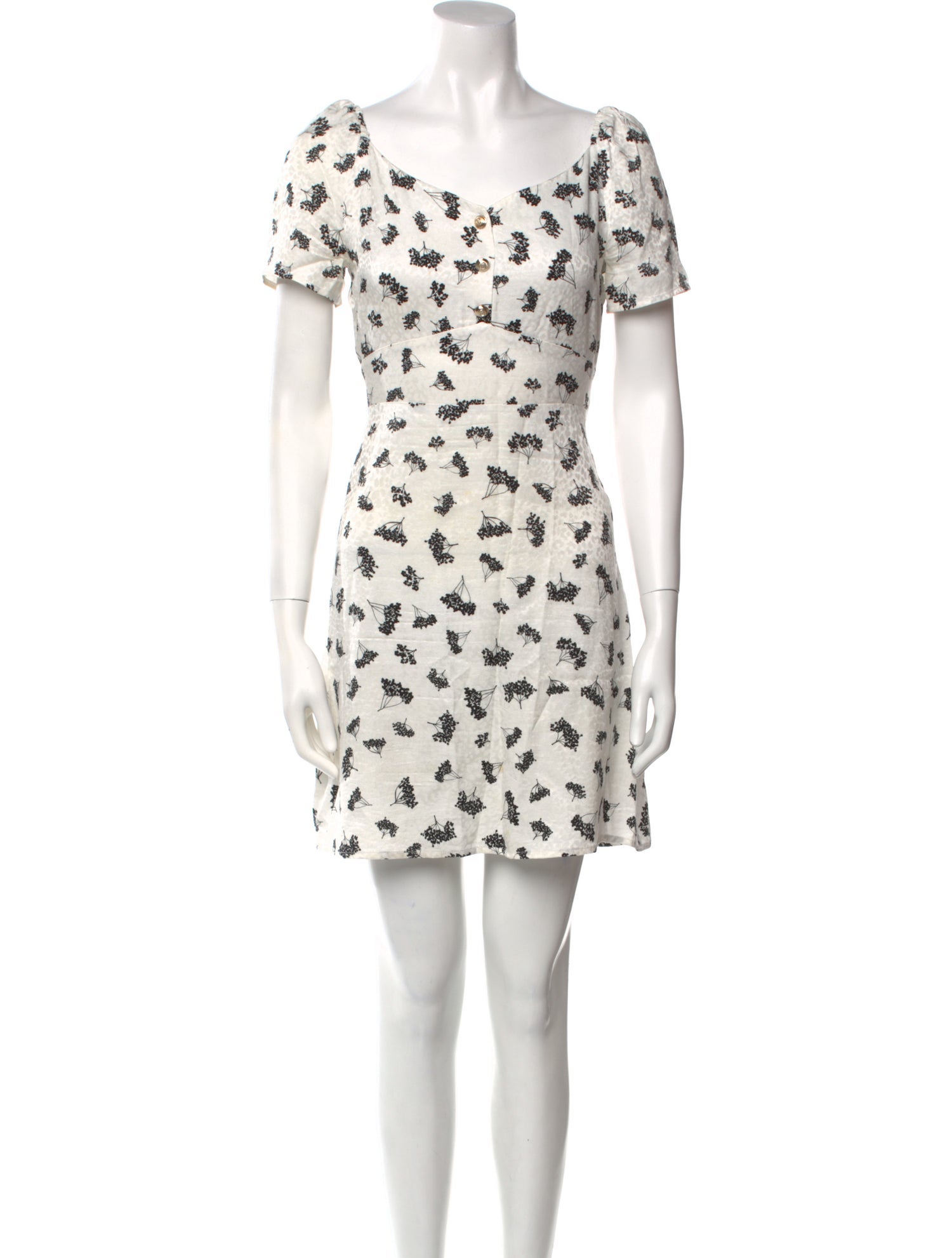 Maje Printed Mini Dress