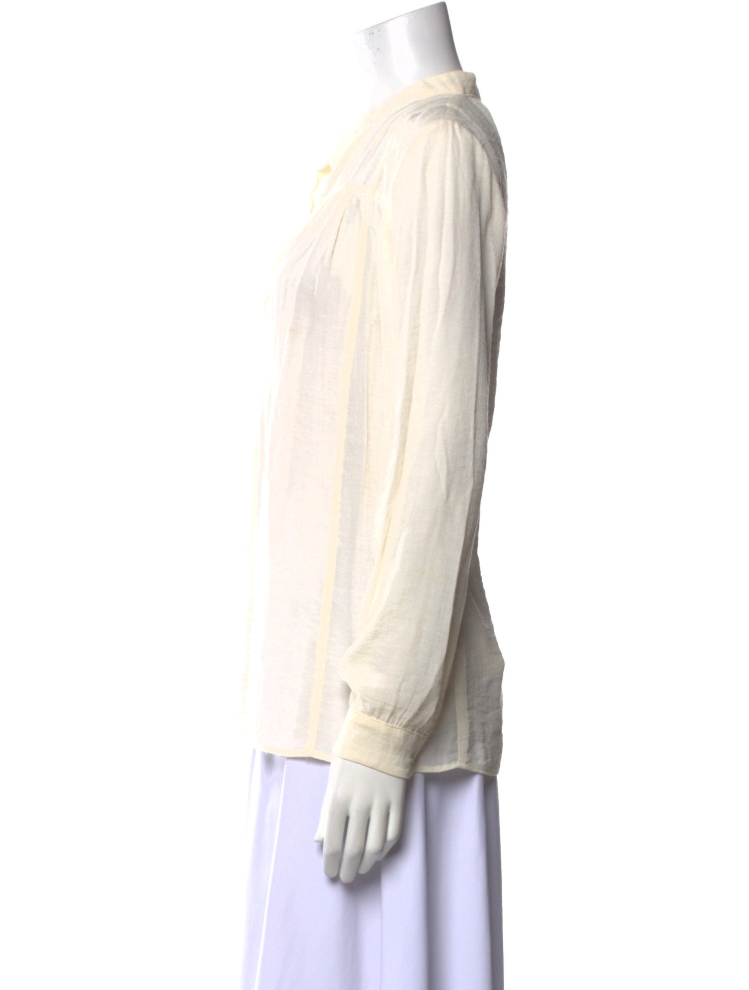 Maje V-Neck Long Sleeve Blouse