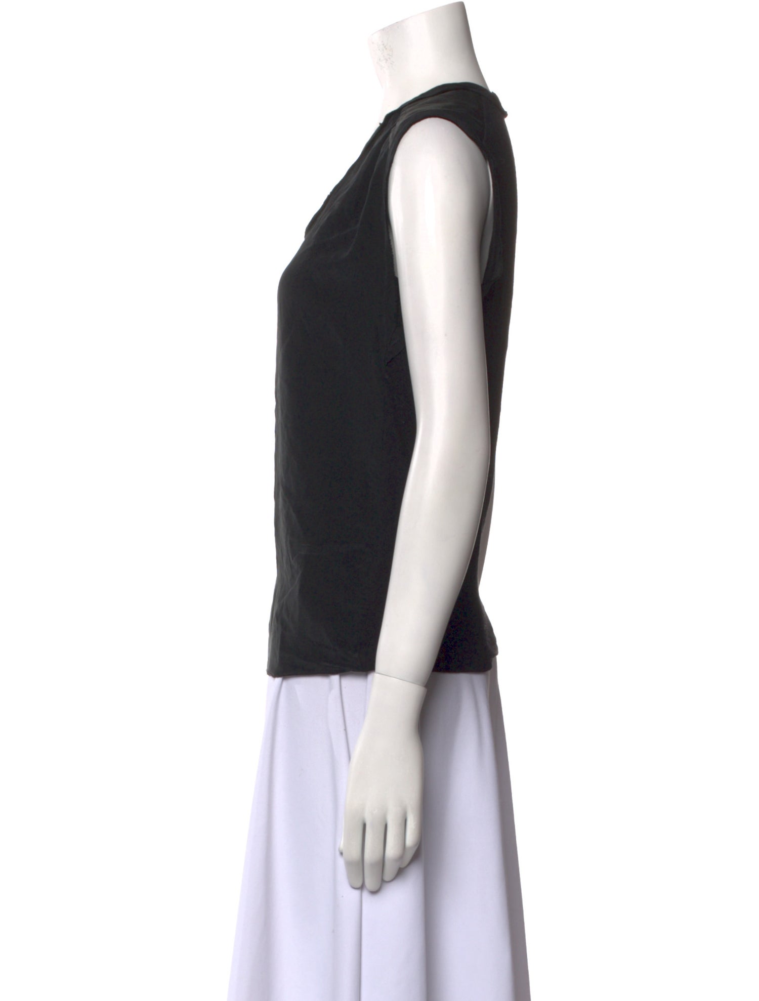 Maje Silk V-Neck Top