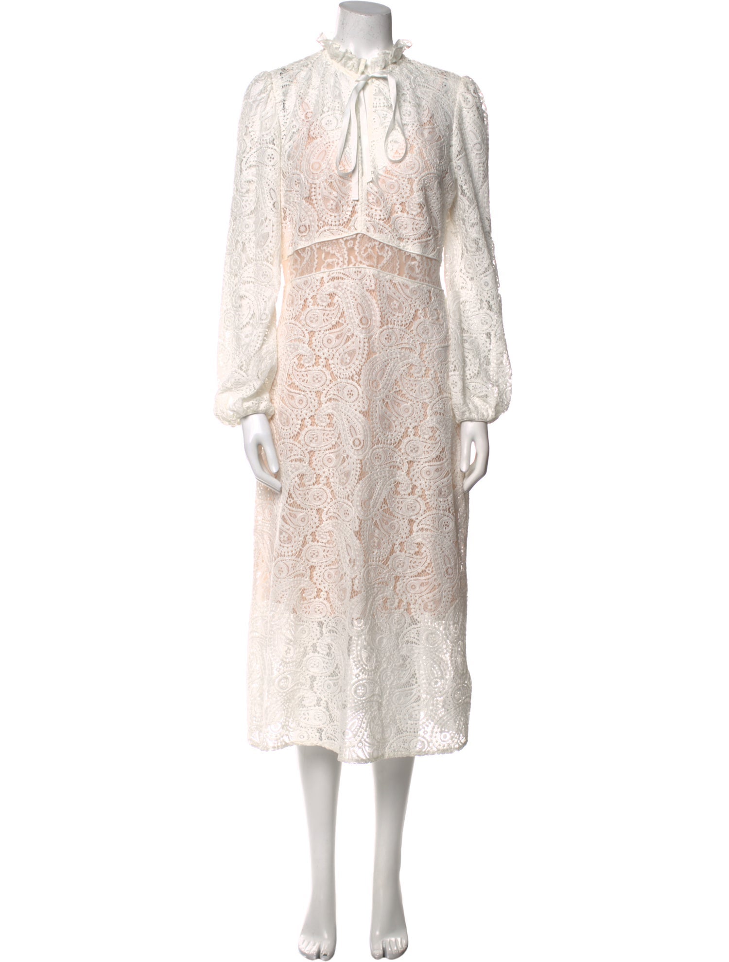Maje Lace Midi Length Dress w/ Tags