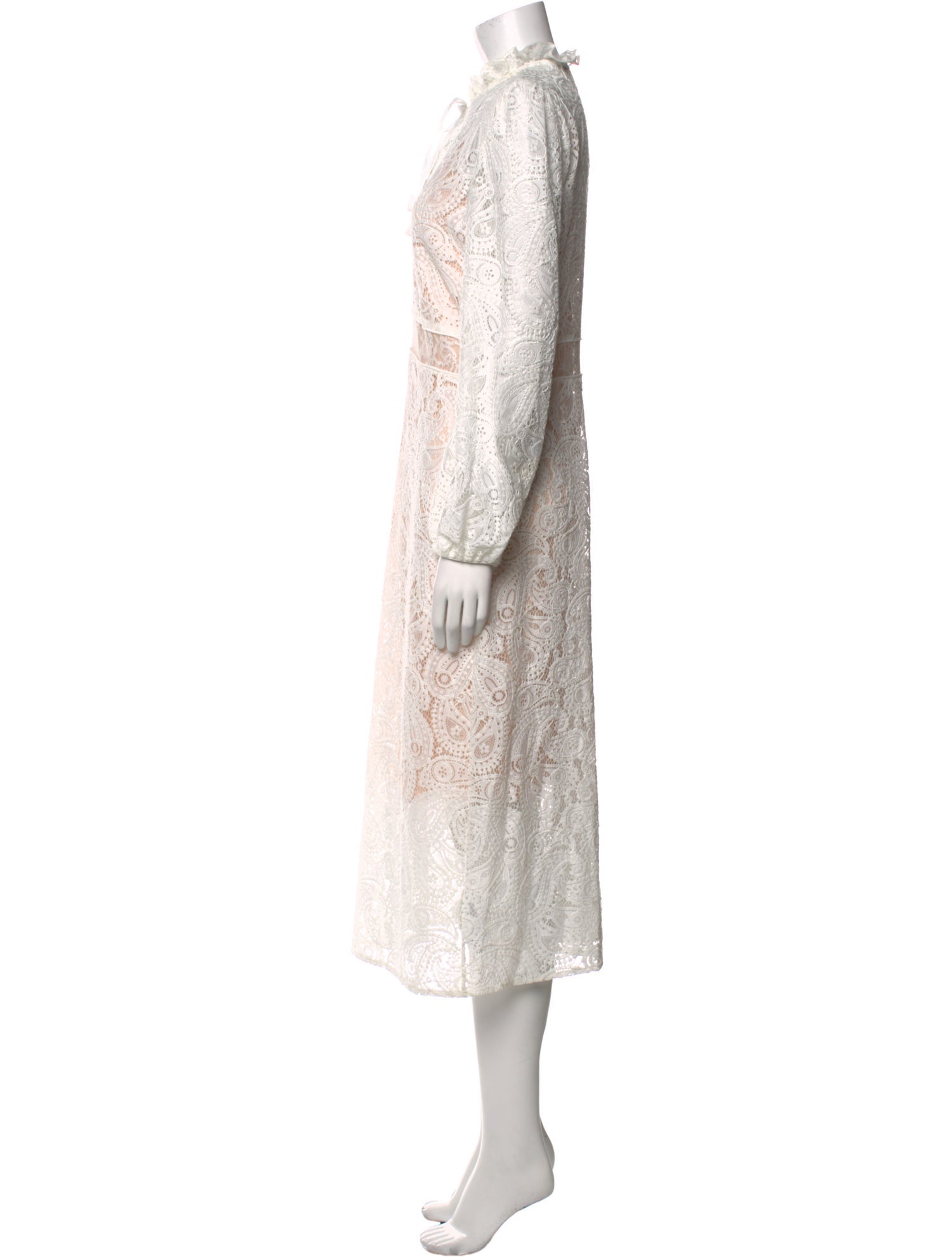 Maje Lace Midi Length Dress w/ Tags