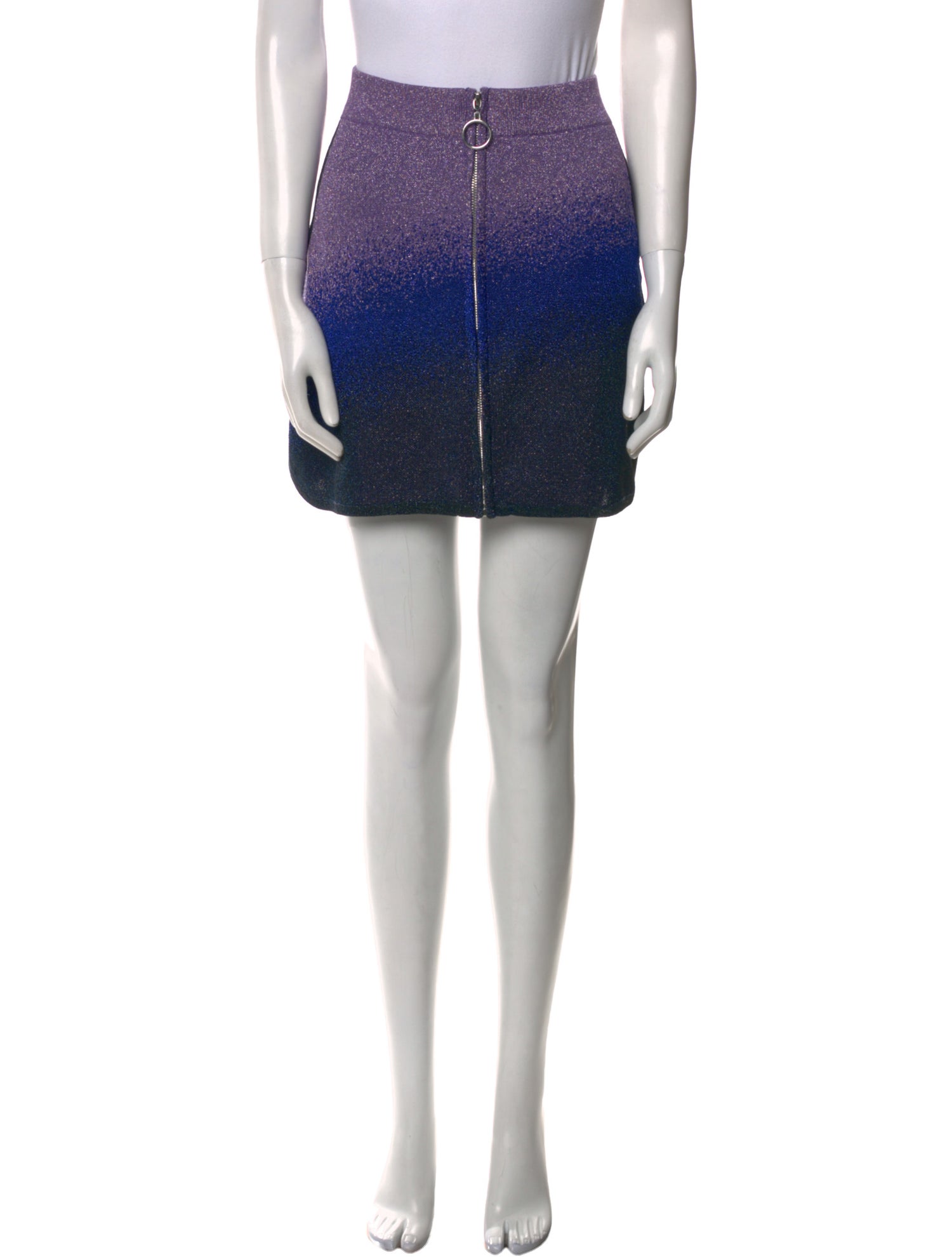 Maje Glitter Accents Mini Skirt