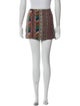 Maje Printed Mini Skirt