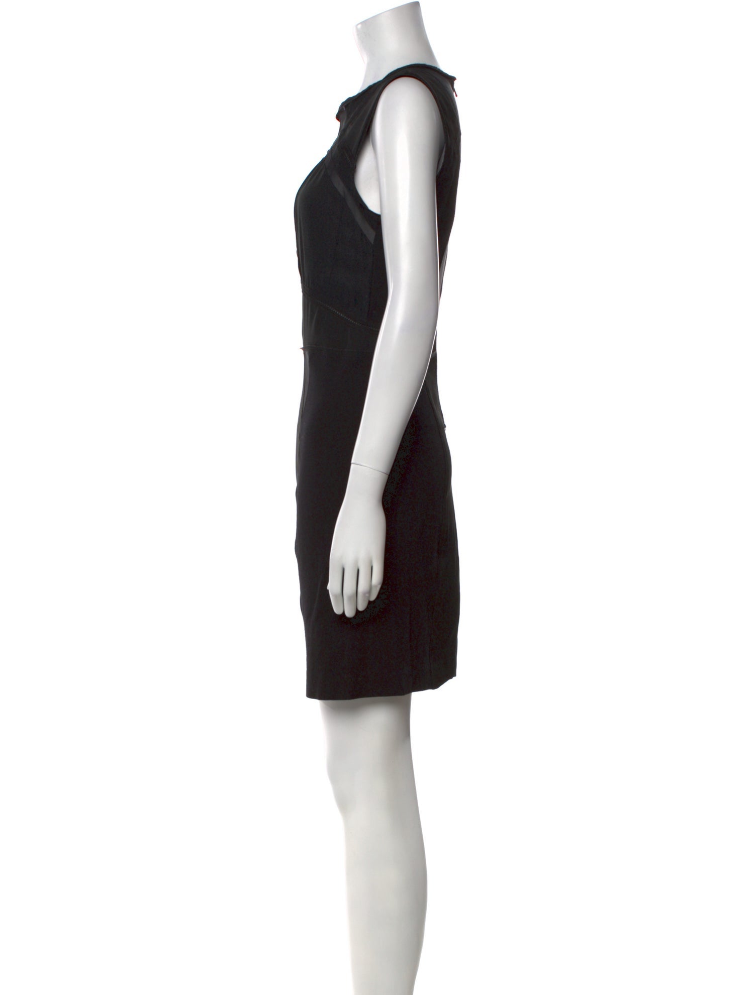 Maje Scoop Neck Mini Dress