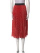 Maje Printed Midi Length Skirt