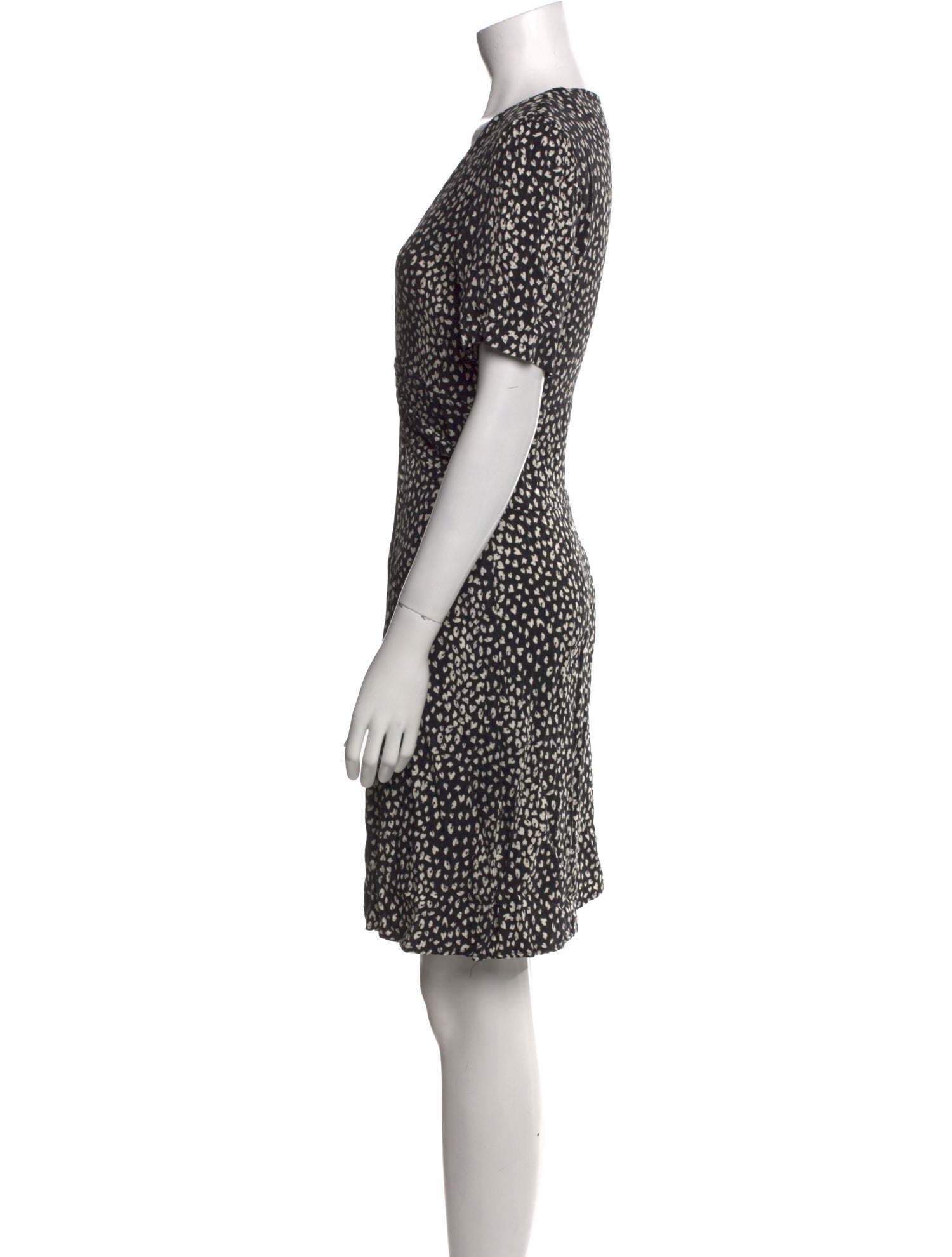 Maje Printed Knee-Length Dress